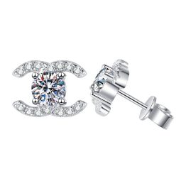 Aretes IRENE en Plata 925 con Moisanita