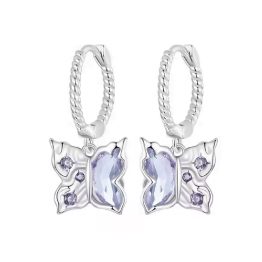 Aretes Sarahí – Plata 925 con Amatista